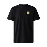 Coördinaten T-shirt in Zwart The North Face , Black , Heren