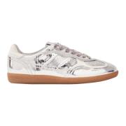 Tb.490 Rife Shimmer Zilver Crème Leren Sneakers Alohas , Gray , Dames
