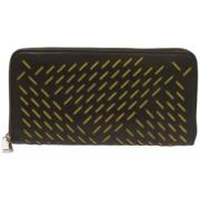 Pre-owned Leather wallets Bottega Veneta Vintage , Green , Dames