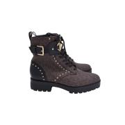 Pre-owned Coated canvas boots Michael Kors Pre-owned , Brown , Dames