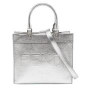 Pre-owned Fabric totes Fendi Vintage , Gray , Dames