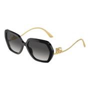 Stijlvolle zonnebril Dg4468B zwart/grijs Dolce & Gabbana , Black , Dam...