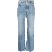 Rosebowl Straight Jeans Amiri , Blue , Dames