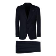 Single Breasted Suits Lardini , Black , Heren