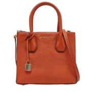 Pre-owned Leather totes Michael Kors Pre-owned , Orange , Dames