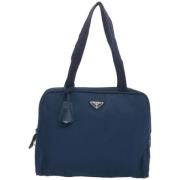 Pre-owned Fabric prada-bags Prada Vintage , Blue , Dames