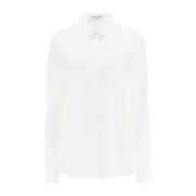 Klassieke Witte Button-Up Overhemd Saint Laurent , White , Dames
