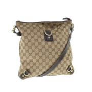 Pre-owned Canvas gucci-bags Gucci Vintage , Beige , Dames