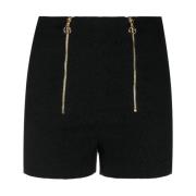 Zwarte Denim Shorts Patou , Black , Dames