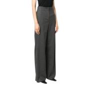 Wide Trousers Emporio Armani , Gray , Dames