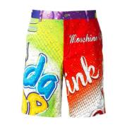 Bermuda Shorts 01C Moschino , Multicolor , Heren
