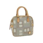 Pre-owned Canvas handbags Bally Pre-owned , Beige , Dames