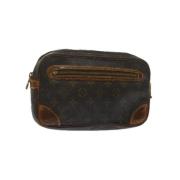 Pre-owned Canvas louis-vuitton-bags Louis Vuitton Vintage , Brown , Da...