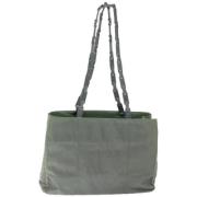 Pre-owned Fabric totes Prada Vintage , Gray , Dames