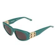 Sunglasses Balenciaga , Green , Unisex