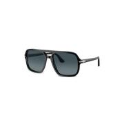 Po3328S 95S3 Sunglasses Persol , Black , Heren