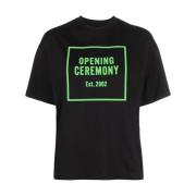 T-Shirts Opening Ceremony , Black , Dames