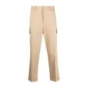 Cropped Trousers Etro , Beige , Heren