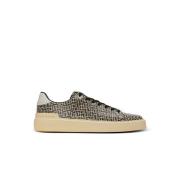 B-Court Flip trainers in monogram PB Labyrinth kalfsleer Balmain , Bla...