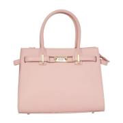 Roze Lady Bag met Gouden Details Marc Ellis , Pink , Dames