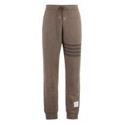 Gestreepte wollen trainingsbroek Thom Browne , Brown , Heren