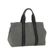 Pre-owned Canvas handbags Bottega Veneta Vintage , Gray , Dames