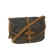 Pre-owned Canvas louis-vuitton-bags Louis Vuitton Vintage , Brown , Da...