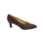 Pre-owned Leather heels Bottega Veneta Vintage , Brown , Dames