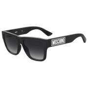 Stijlvolle zonnebril met UV-bescherming Moschino , Black , Heren