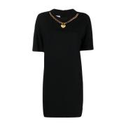 Short Dresses Moschino , Black , Dames