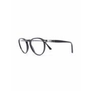 Klassiek Zwart Optisch Montuur Persol , Black , Heren