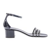 Zwarte Gecristalliseerde Mesh Sandalen Giuseppe Zanotti , Black , Dame...