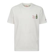 Portofino Wit Katoenen T-Shirt met Print MC2 Saint Barth , White , Her...