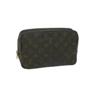 Pre-owned Canvas louis-vuitton-bags Louis Vuitton Vintage , Brown , Da...