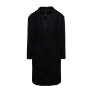 Single-Breasted Coats Hevo , Black , Heren