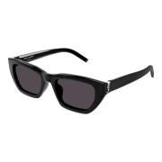 Zwarte zonnebril SL M127/F Saint Laurent , Black , Dames