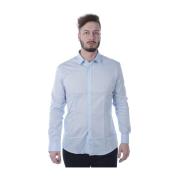 Basic Shirt Daniele Alessandrini , Blue , Heren