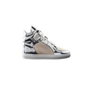 Luxe Stingray Champagne Diamant Sneakers Leandro Lopes , Gray , Unisex