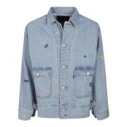 Denim Jackets Levi's , Blue , Heren