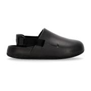 Zwarte Calm Mule Streetwear Nike , Black , Dames