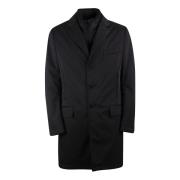 Single-Breasted Coats Fay , Black , Heren