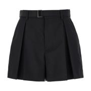 Casual Denim Shorts voor Dagelijks Gebruik Sacai , Black , Dames