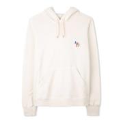 Zebra Gestreepte Hoodie Paul Smith , Beige , Heren