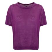 T-Shirts Max Mara Weekend , Purple , Dames