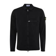 Heren Overshirt Stone Island , Black , Heren