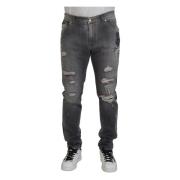 Slim-fit Jeans Dolce & Gabbana , Gray , Heren