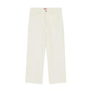 Stijlvolle Cropped Jeans Kenzo , White , Dames
