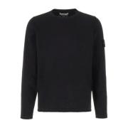 Stijlvolle Gebreide Collectie Stone Island , Black , Heren