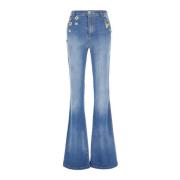 Klassieke Denim Jeans voor Dagelijks Gebruik Ermanno Scervino , Blue ,...