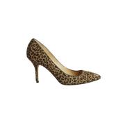 Pre-owned Wool heels Manolo Blahnik Pre-owned , Multicolor , Dames